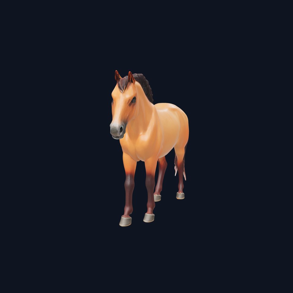 Elegant Horse Model Pack for Rendering and Gaming